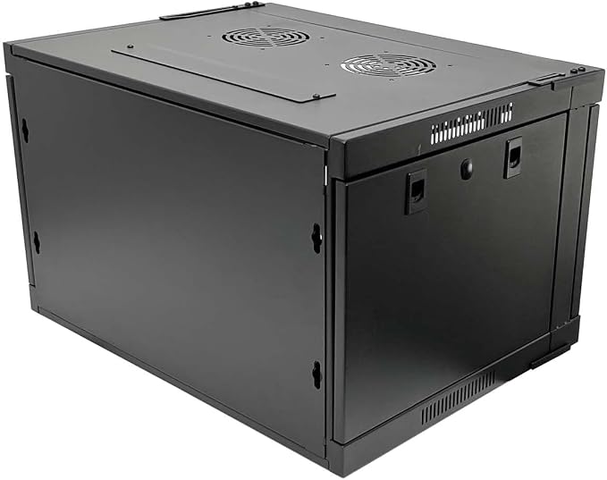Aeons 6U FlexFrame Folding Wall Mount Server Cabinet 19-inch Fold-Out Rack - Image 3