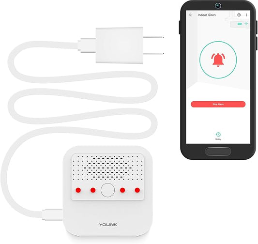Smart Siren Alarm, Wireless Home Security Alarm by YoLink