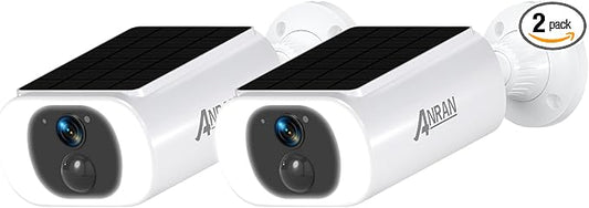ANRAN 2K Solar Security Camera Wireless Outdoor, Forever Power by ANRAN