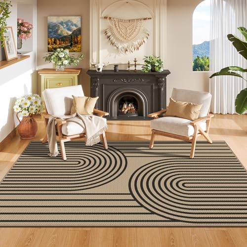 Faux Jute Area Rug, Dining Room, Home Decor - Image 6
