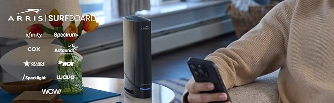 Arris - Cable Modem Router Combo - Fast DOCSIS 3.1 Multi-Gigabit WiFi 6 - Image 3