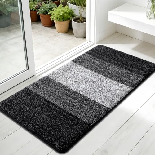Kitinjoy Indoor Outdoor Door Mat, 45x27 Non-Slip Dirt Trapper Doormats by Kitinjoy