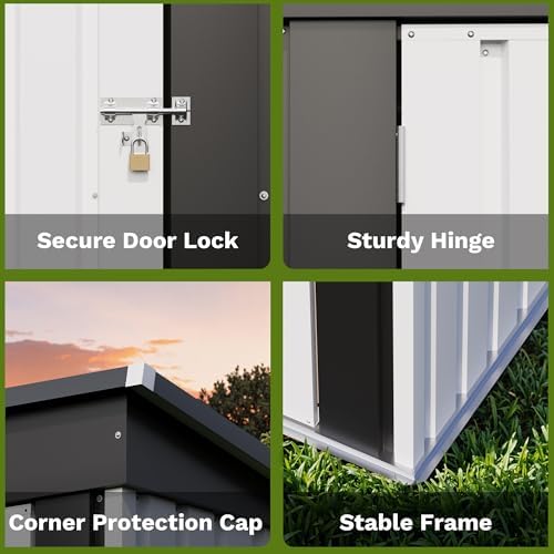 Patiowell 5x3 FT Outdoor Storage Shed - Image 5