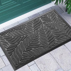 Yimobra Leaf Pattern Door Mat, 29.5 x 17 in by Yimobra