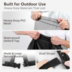COSFLY 2 in 1 AC Covers for Outside Units, Full Mesh 24”W x 24”D x 30”H - Image 7