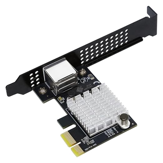 IO CREST Single Port 10 Gigabit Ethernet PCI-e x1 Network Card RTL8127 Chipset - Image 2