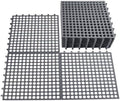 24 Pack Non Slip Shower Floor Mat, 12.2x12.2Inch Soft PVC Non Slip Shower Floor by INTERWARM