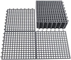 24 Pack Non Slip Shower Floor Mat, 12.2x12.2Inch Soft PVC Non Slip Shower Floor by INTERWARM