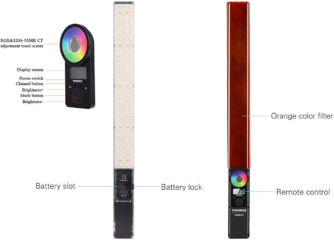 YONGNUO YN360 III YN360III LED Video Light 5600K, Handheld Photography Ice Light - Image 5