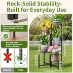 Plant Stand 5 Tier Indoor Metal Flower Shelf - Image 3