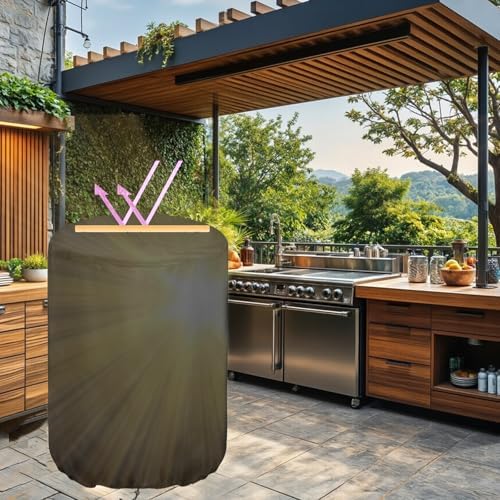 Outdoor Cooker Cover for ROVSUN 23" Concave Comal Set - Image 3