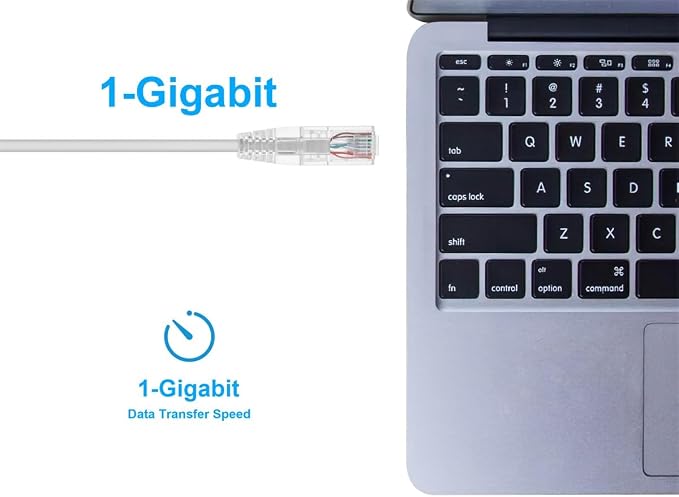 Monoprice Cat6 10ft White Component Level Patch Cable UTP 28AWG 550MHz Pure - Image 5
