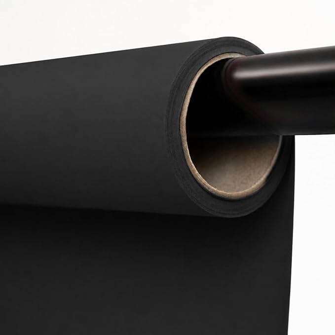 Kate Seamless Paper Backdrop Black Seamless Backdrop Paper Rolls by KateBackdropforPhotography