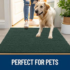 OLANLY Dog Door Mat for Muddy Paws 70x46, Extra Absorbent Chenille Mud Mat - Image 6