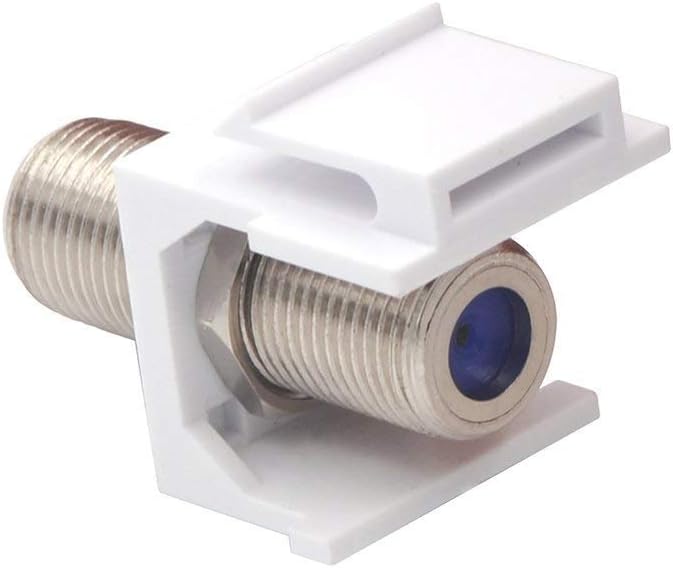 VCE 3GHz Coax Keystone Jack Insert Coaxial Cable Connector, F-Type RG6 Cable - Image 6