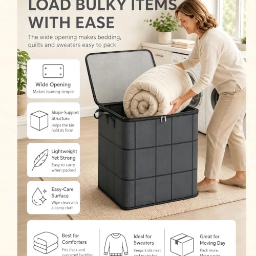 3 Pack XXL Foldable Storage Bags - Image 3
