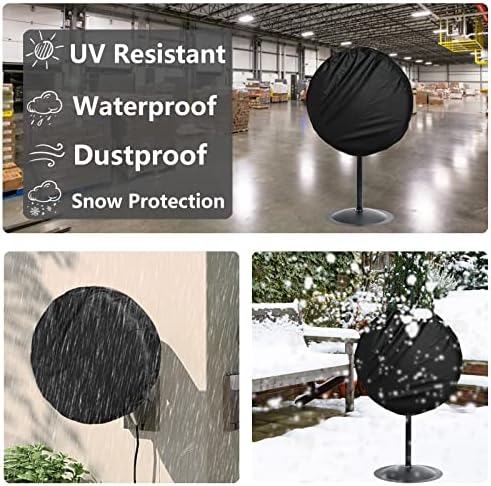 Bitubi Wall Mount Fan Cover, Waterproof Outdoor Fan Covers, Compatible - Image 7