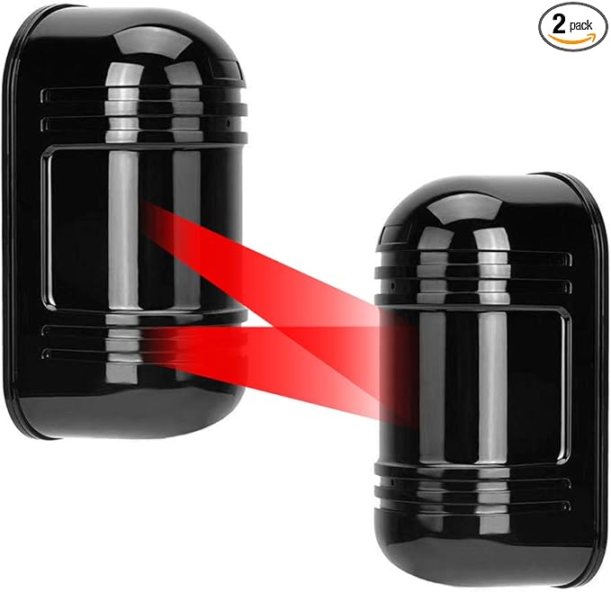 Dual Laser Detector Alarm Beam Sensor Indoor 300m Outdoor 60m Infrared Detector by Dahszhi