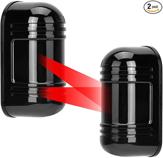 Dual Laser Detector Alarm Beam Sensor Indoor 300m Outdoor 60m Infrared Detector by Dahszhi
