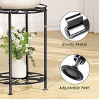 Plant Stand 2-Tier 10.2in Width 16.4in Tall Flower Pot Rack Small Plant Table - Image 5