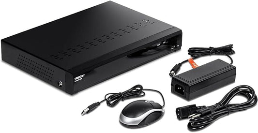 TRENDnet 8-Channel UHD PoE NVR, TV-NVR1508, H.264/H.265 4K, Supports one 4K by TRENDnet