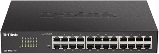 D-Link 24-Port Gigabit Smart Managed Ethernet Switch, IGMP Snooping, Web UI by D-Link