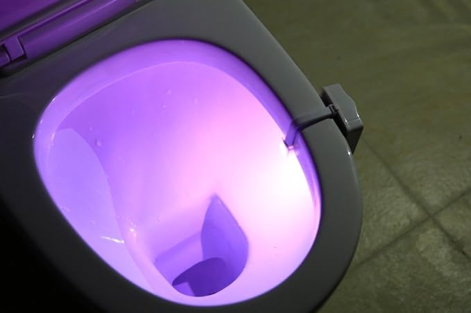 ZEZHOU Original Toilet Night Light 2 Pack, Motion Sensor Activated LED Lamp - Image 8