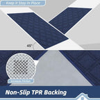 BEQHAUSE Dirt Trapper Door Mat 20" x 32" Non-Slip Washable - Image 4