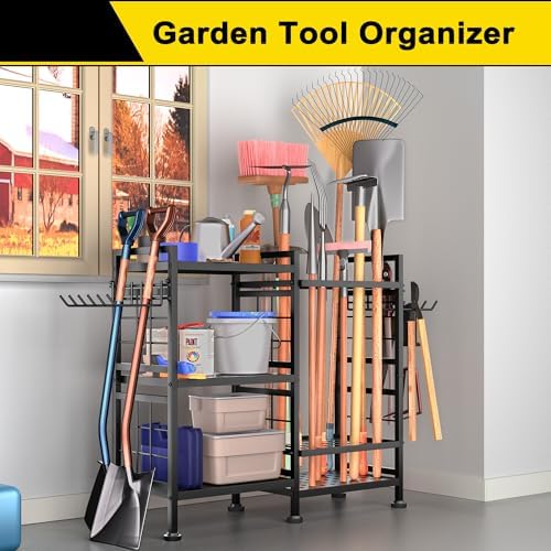 GIOTORENT 6 Tier Garden Tool Organizer, Garage Storage and Organization - Image 2