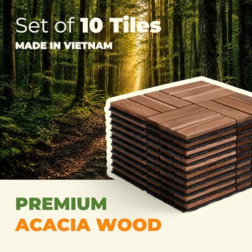 Jurax Interlocking Wood Deck Tiles - Image 4