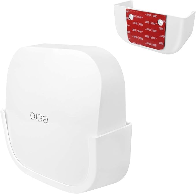 Screwless Wall Mount for eero Pro 6 tri-Band mesh Wi-Fi 6 Holder, No Tools by HOLACA