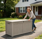 LAUSAINT HOME 180 Gallon Resin Deck Box, Package Delivery Box - Image 7