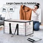 ukeetap 16 Pack Extra Large Clothes Storage Bins - Image 2