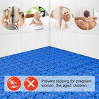 MYFAMIREA Modular Interlocking Cushion 12 Pack 11.8" x 11.8" Rubber Floor Tiles - Image 6