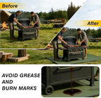 Tamfile 68x48 Inch Grill Mats for Blackstone, Fire Pit Mat for Solo Stove - Image 7