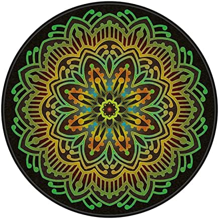 Chair Mat for Hardwood Floor Anti-Slip Floor Protector Round Gaming Computer - Image 2