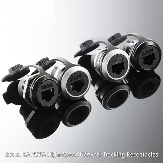 PENGLIN 2Pack RJ45 Panel Mount Coupler, Ethernet LAN Pass Through Connector - Image 5
