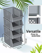 Skywin Stackable Storage Bins Open Front - Image 2