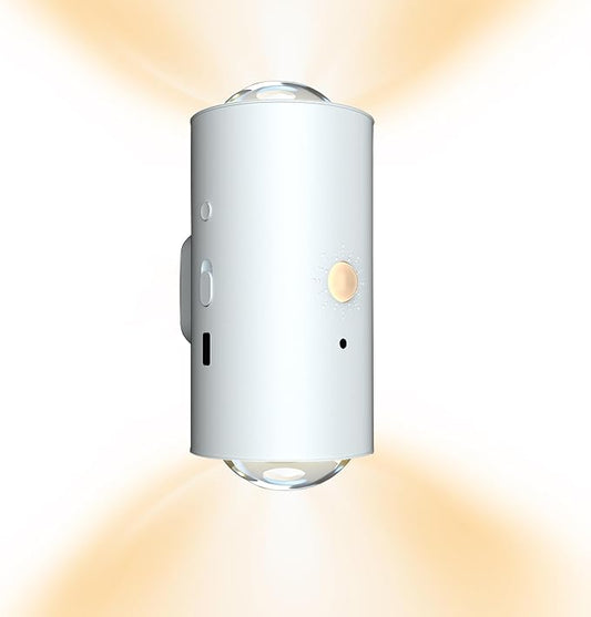 Motion Sensor Wall Light with Remote Control, 16 Colors Brightness Adjustable by Milluten