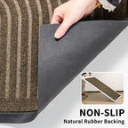 RORA Heavy Duty Door Mat Outside Entrance, Indoor Welcome Doormat 47x32 - Image 2