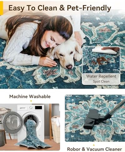 RELEANY Washable Area Rug - Image 6