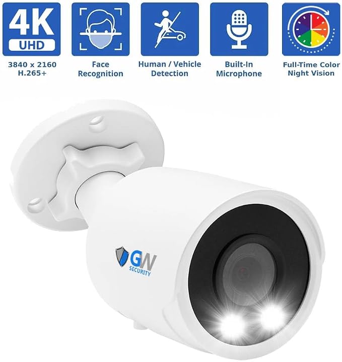 GW Security 8 Channel 12MP NVR 4K AI Face Recognition Human & Vehicle Smart - Image 2