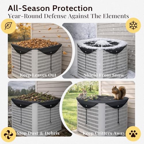 COSFLY Mesh AC Covers for Outside Units, Storage Bag, 28 x 28 Inches - Image 6