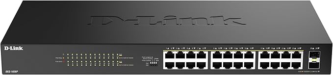 D-Link 24-Port Gigabit PoE+ Unmanaged Switch by D-Link