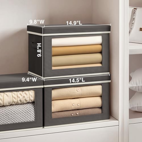 Homsorout Stackable Storage Bins - Image 4