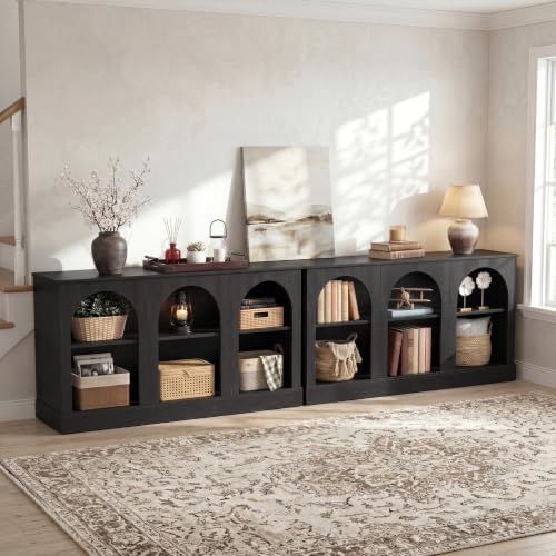 Tribesigns Farmhouse Console Table Set of 2, Extra Long Entryway Table - Image 5