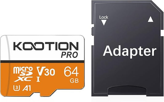 KOOTION Micro SD Card 64GB UHS-I microSDXC Flash Memory Card by KOOTION
