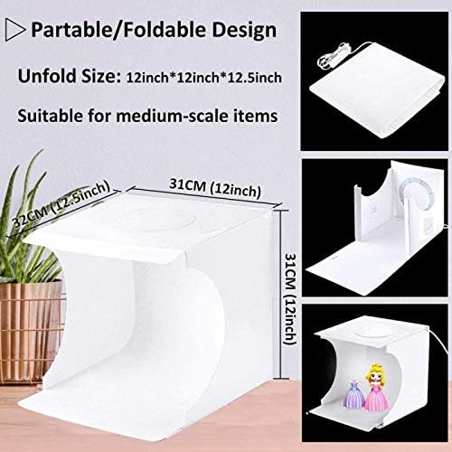 Photo Studio Light Box Kit 12x12 Inch, Folding Lightbox - Image 5