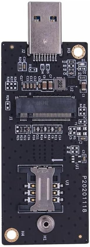 Xiwai M.2 Key-B NGFF WWAN to USB 3.0 Riser Card Adapter w SIM Slot by xiwai