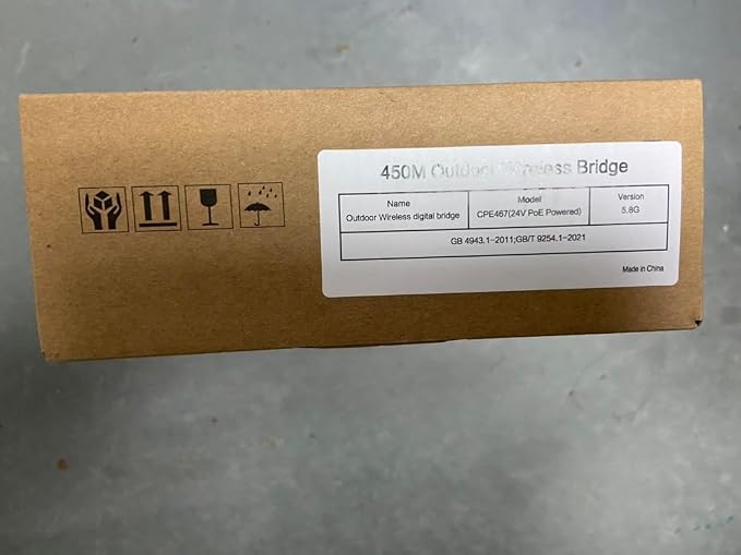 UeeVii CPE450 Wireless Bridge and WR3000K WiFi Router Kit, 5.8G 3KM Point to - Image 3